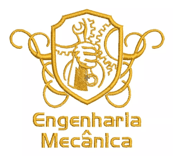 Matriz de Bordado de Engenharia Mecânica 01